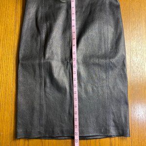 Vince - 100% lamb leather skirt
